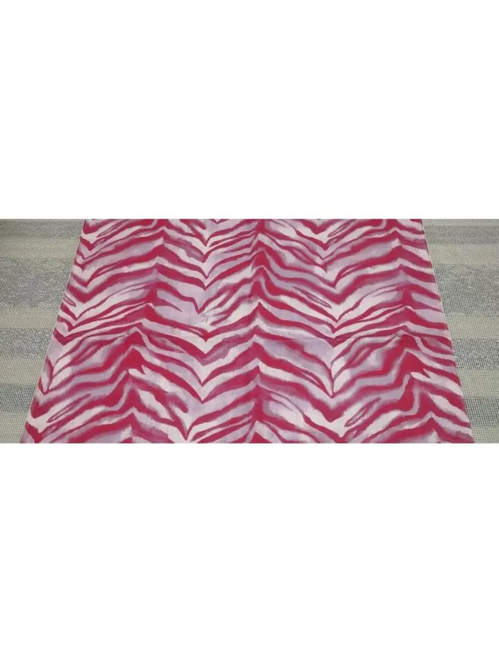 Pindler Anzu Pink Magenta Zebra 100% Cotton Designer Fabric Sampler 23.5 x 23 in